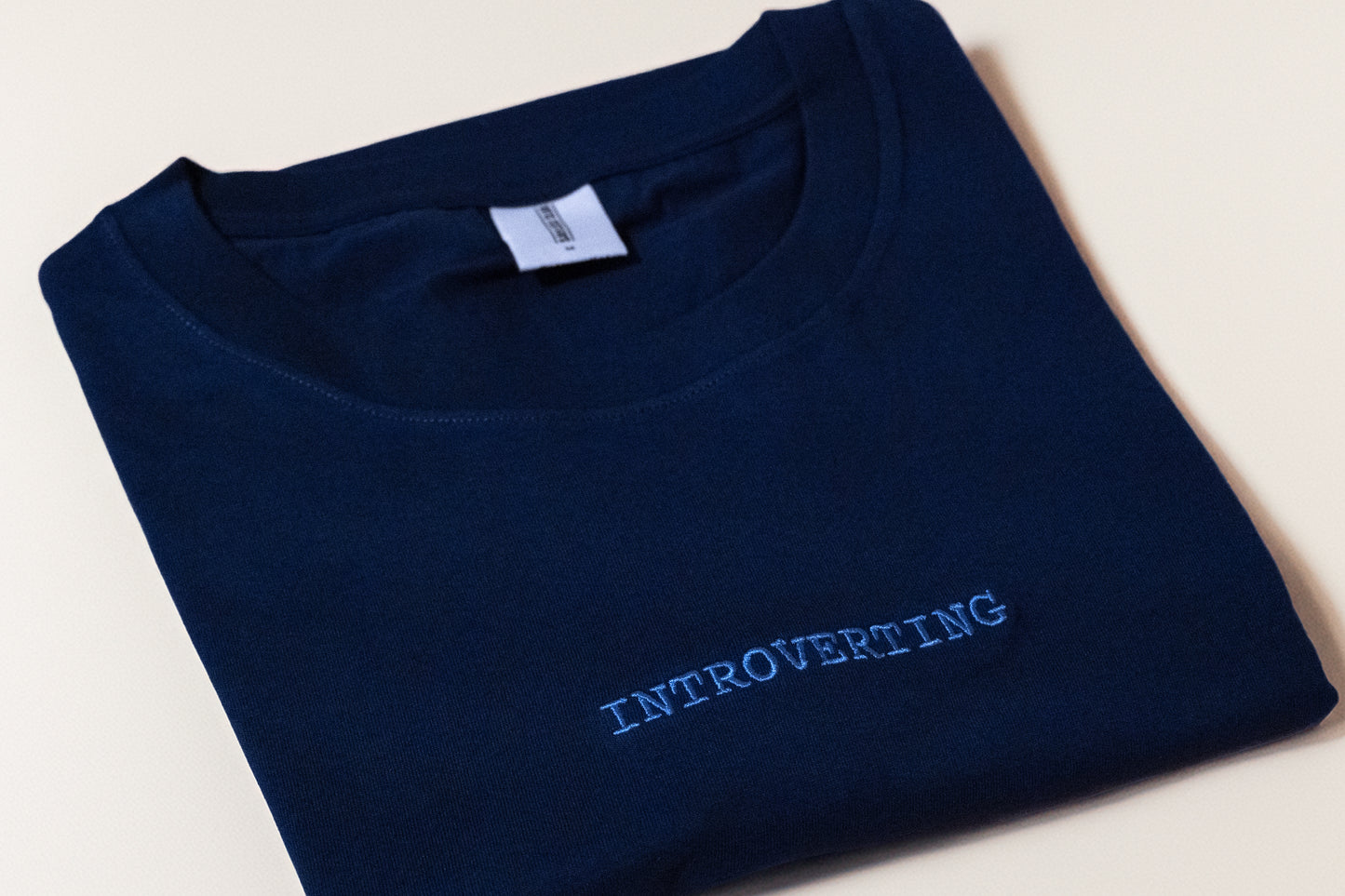 Introverting Embroidered Tee