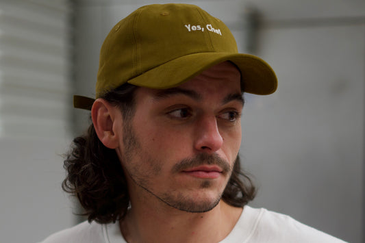 Yes Chef Cap - 100% Cotton Embroidered Hat Gift for Chefs & Foodies