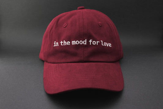 In the Mood for Love Cap - 100% Cotton Romantic Embroidered Hat