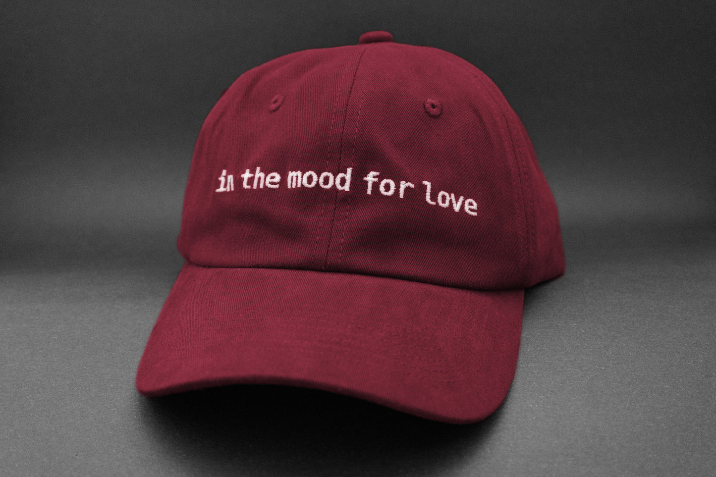 In the Mood for Love Cap - 100% Cotton Romantic Embroidered Hat