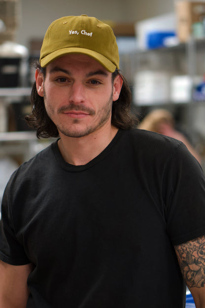 Yes Chef Cap - 100% Cotton Embroidered Hat Gift for Chefs & Foodies