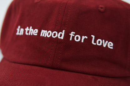 In the Mood for Love Cap - 100% Cotton Romantic Embroidered Hat