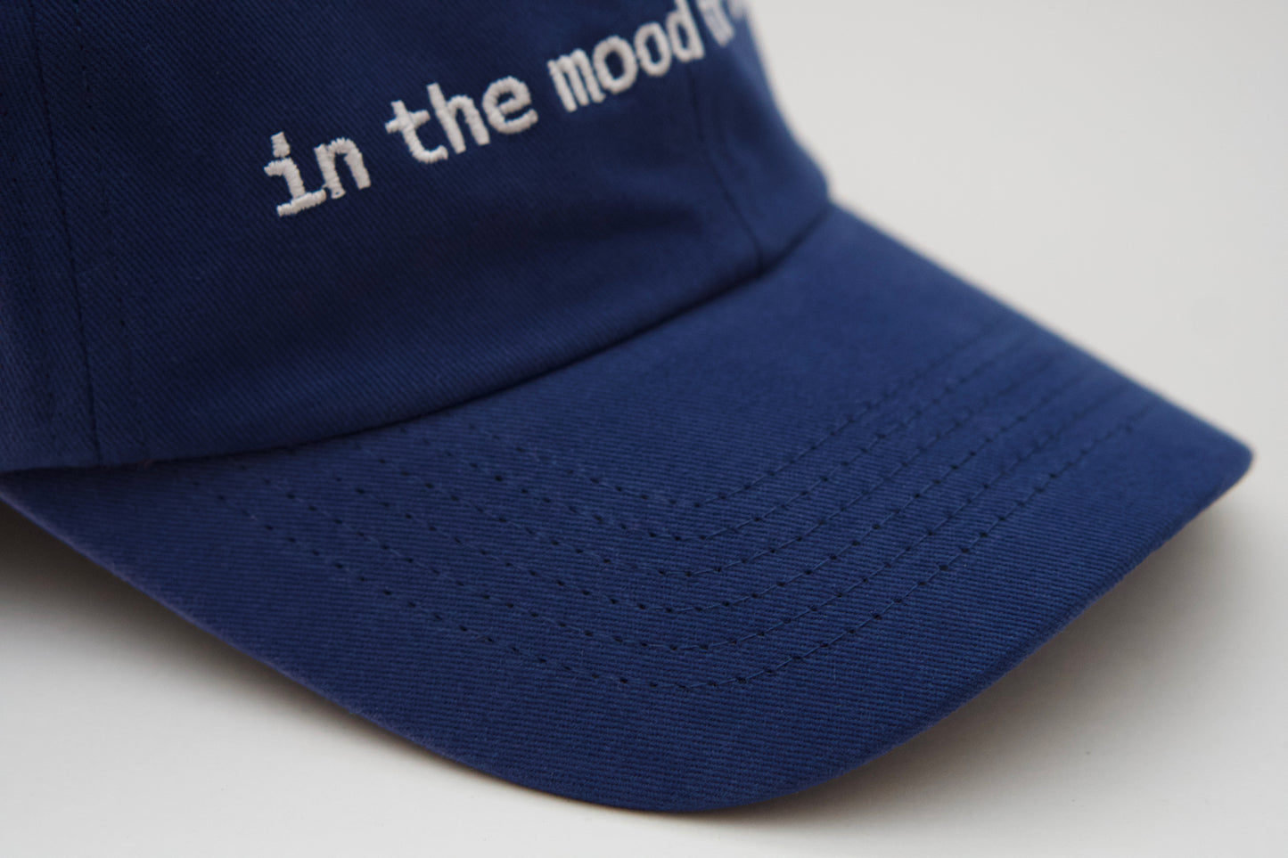 In the Mood for Love Cap - 100% Cotton Romantic Embroidered Hat
